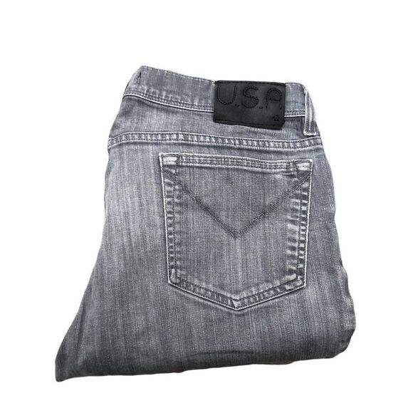 RARE John Varvatos Designer Jeans Size 36 Gray - Picture 8 of 12